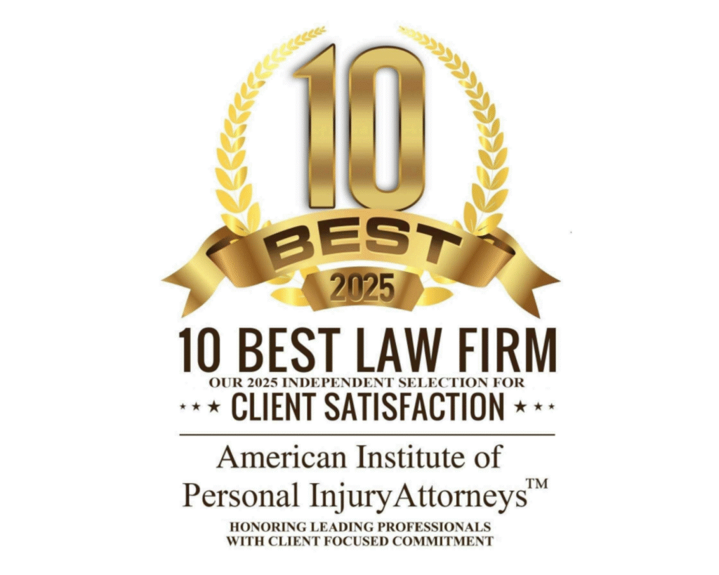 Top 10 Personal Injury accident law Firms