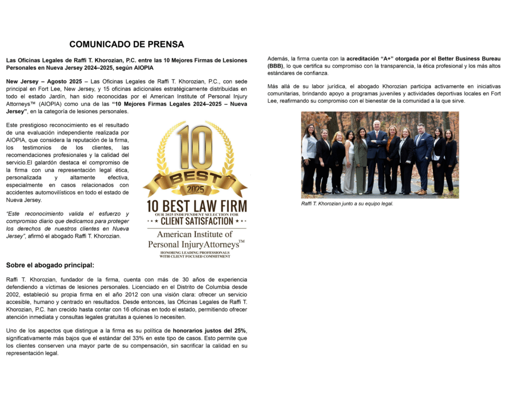 Top 10 Personal Injury accident law Firms
